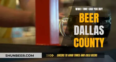 Dallas County Beer Buying Hours Explained