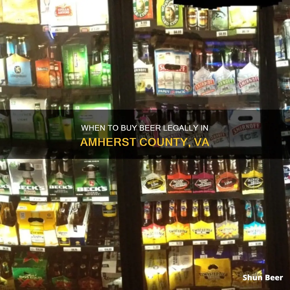 what time can you buy beer in amherst county va