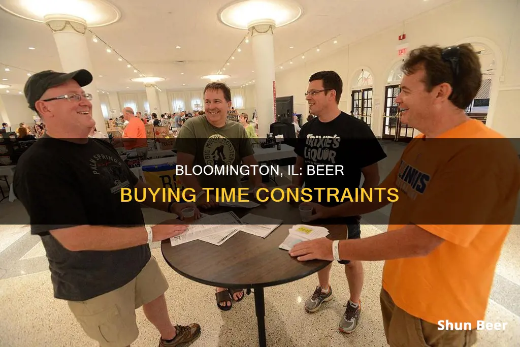 what time can you buy beer in bloomington il