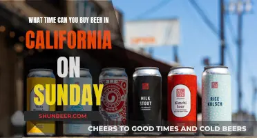 California's Sunday Beer Buying Hours: When Can You Buy?