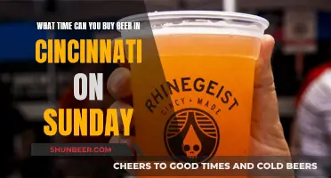 Cincinnati Sunday Beer Buying: What Time?