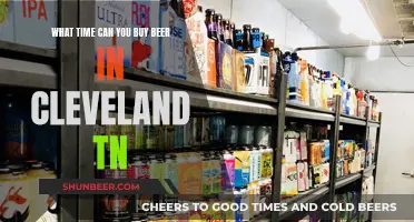 When to Buy Beer in Cleveland, Tennessee