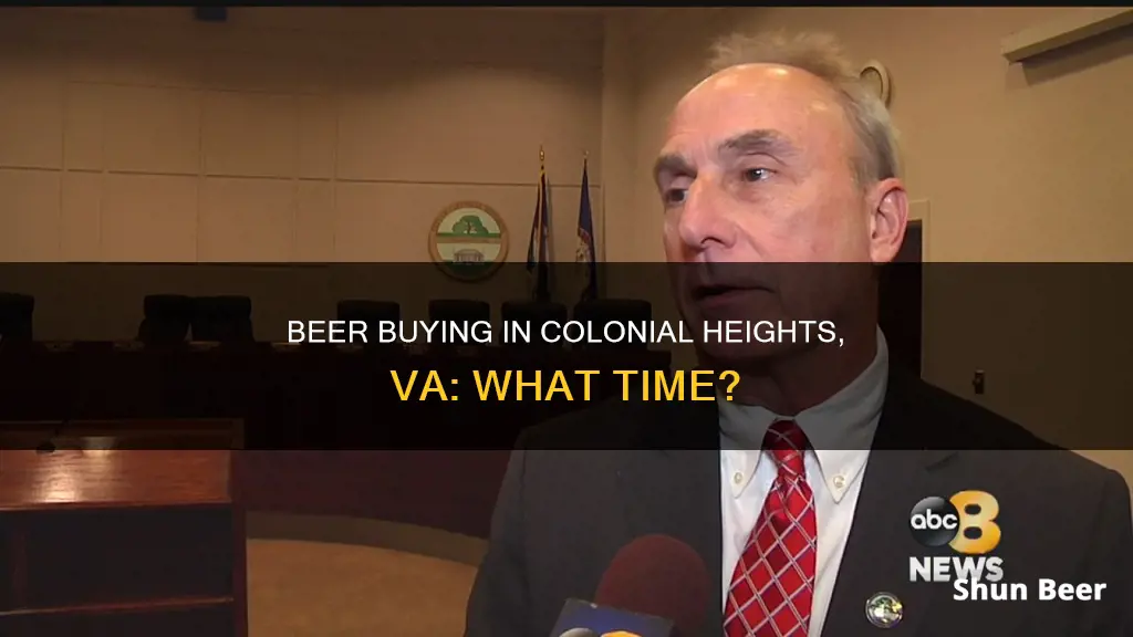 what time can you buy beer in colonial heights va