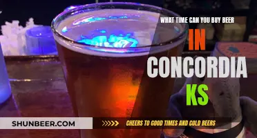 Best Beer-Buying Times in Concordia, Kansas