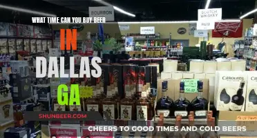 Dallas, Georgia: Beer Buying Times Explained