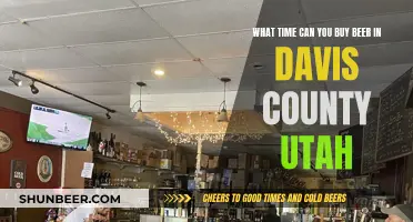 When to Buy Beer in Davis County, Utah