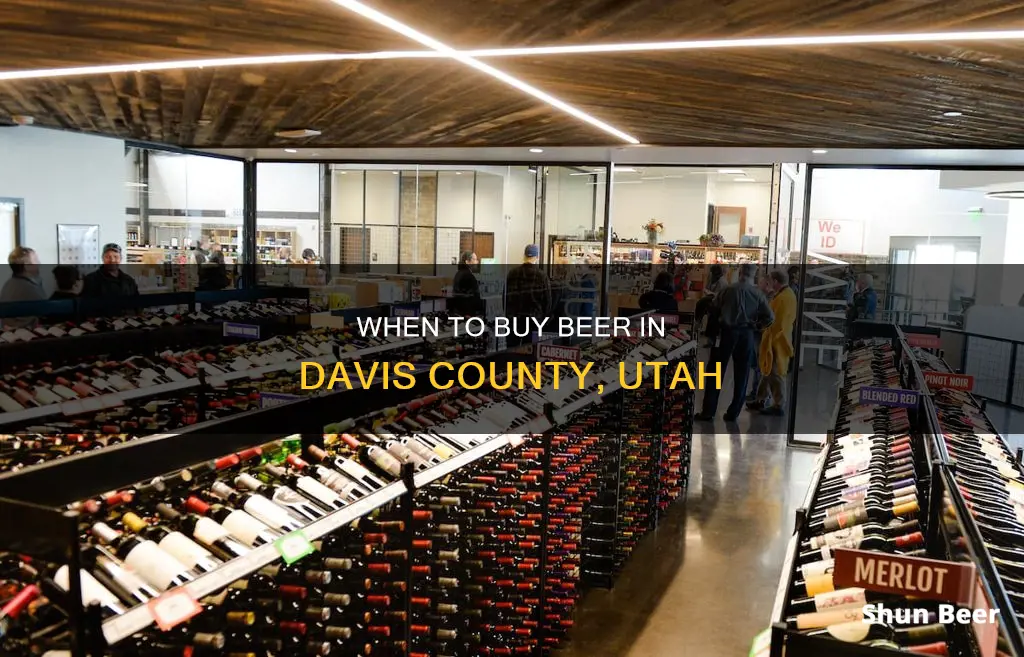 what time can you buy beer in davis county utah