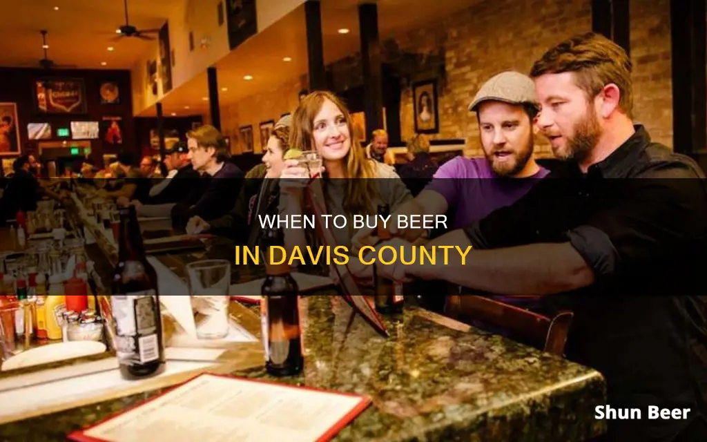 what time can you buy beer in davis county