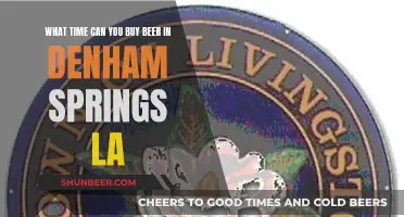 Best Time to Buy Beer in Denham Springs, Louisiana