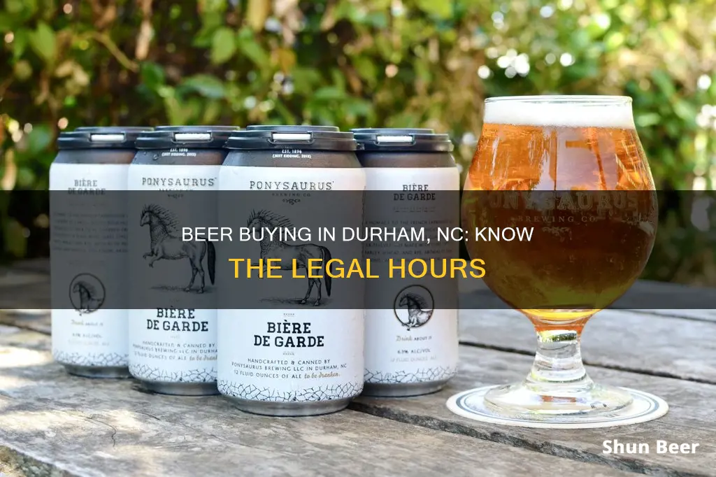 what time can you buy beer in durham nc