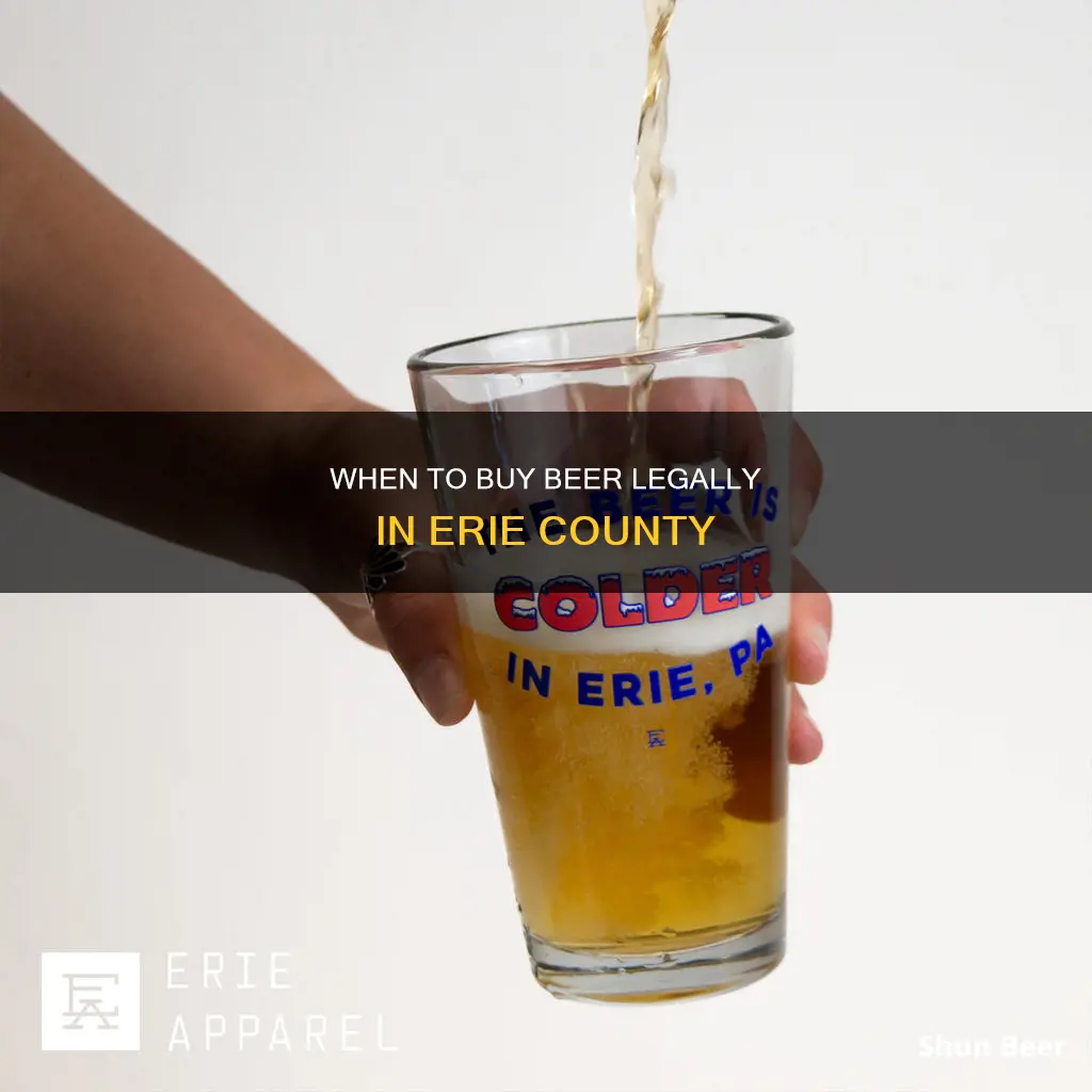 what time can you buy beer in erie county ny