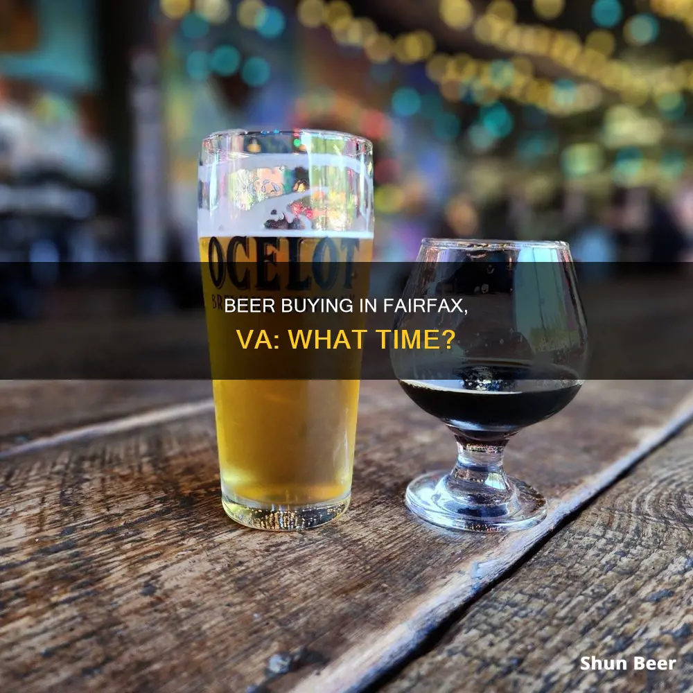 what time can you buy beer in fairfaxva