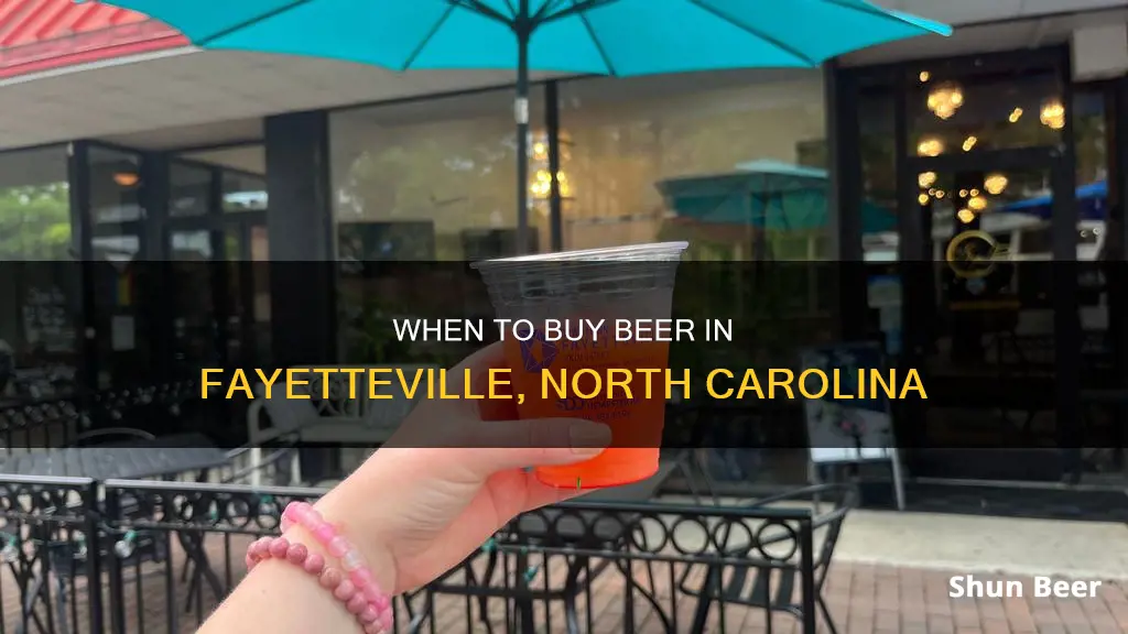 what time can you buy beer in fayetteville nc