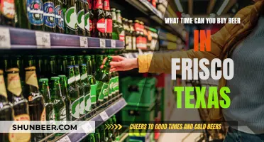 Buying Beer in Frisco, Texas: What Time is Allowed?