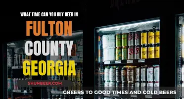 When to Buy Beer in Fulton County, Georgia