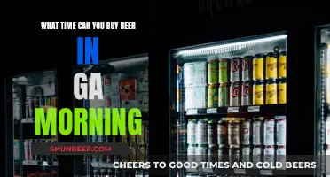 Best Time to Buy Beer in Georgia Morning