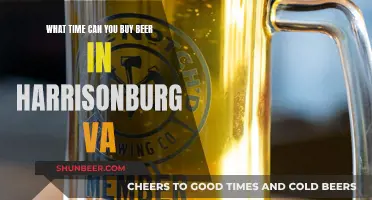 Best Time to Buy Beer in Harrisonburg, Virginia