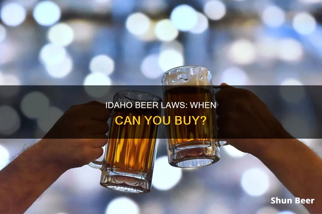 what time can you buy beer in idaho