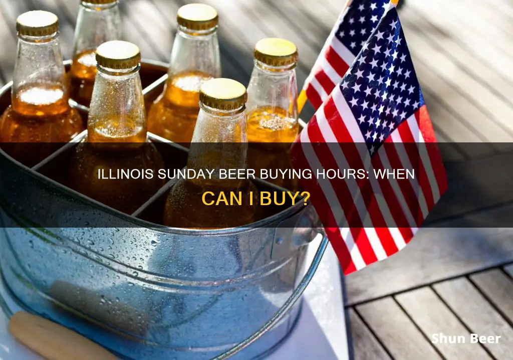 what time can you buy beer in il on sunday