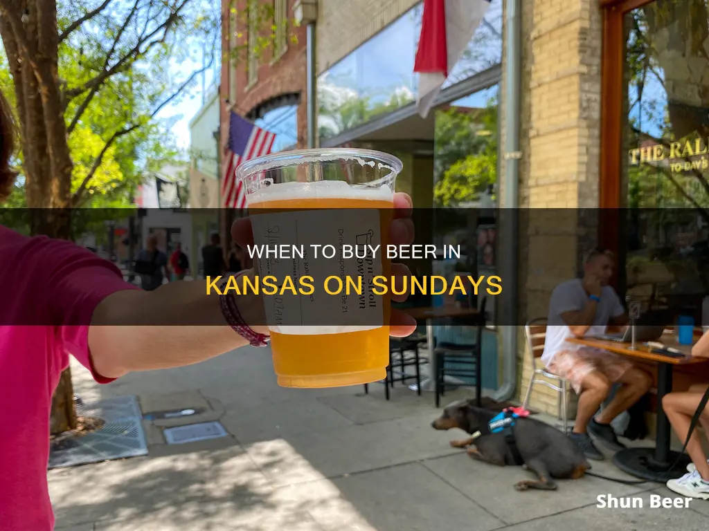 what time can you buy beer in ks on sunday