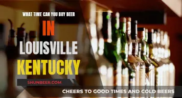 Buying Beer in Louisville, Kentucky: When and Where?