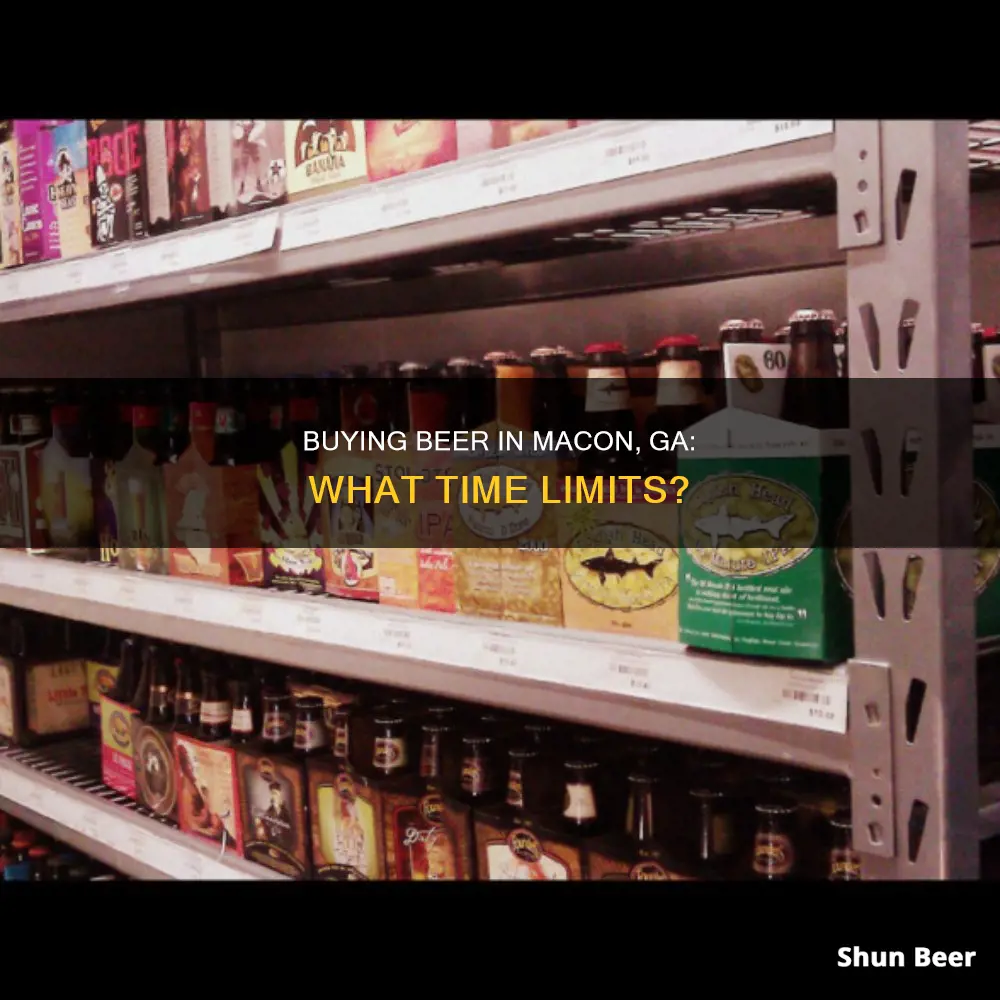 what time can you buy beer in macon ga