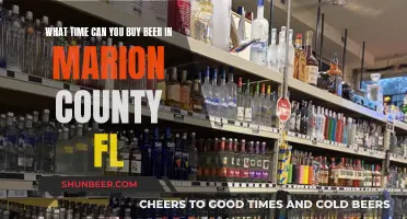 When to Buy Beer in Marion County, Florida