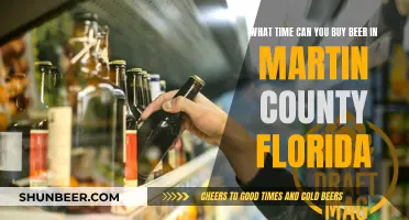 Buying Beer in Martin County, Florida: Time Restrictions