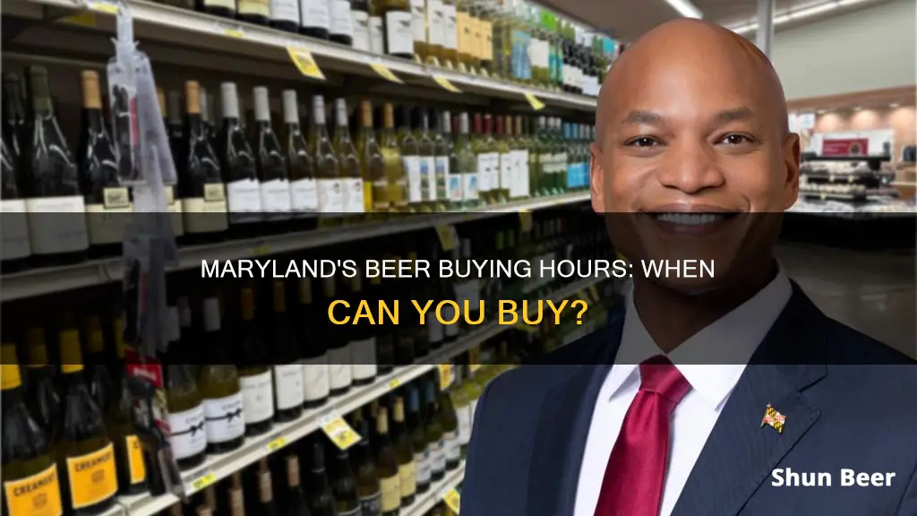 what time can you buy beer in maryland