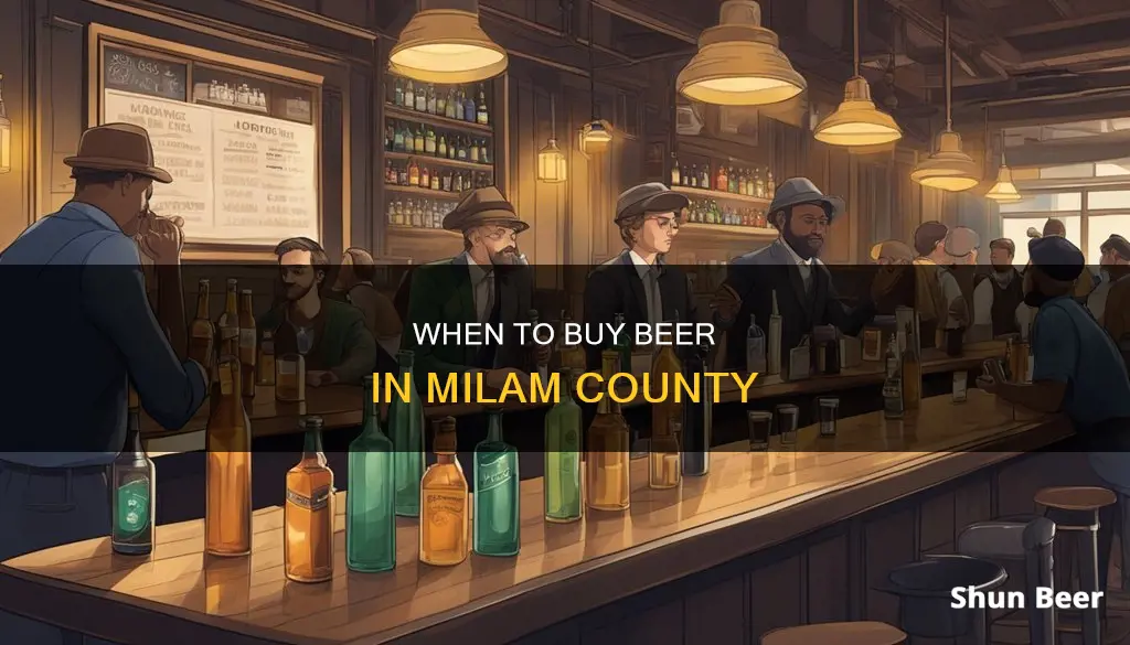 what time can you buy beer in milam county