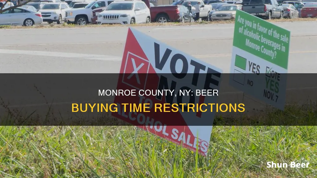 what time can you buy beer in monroe county ny