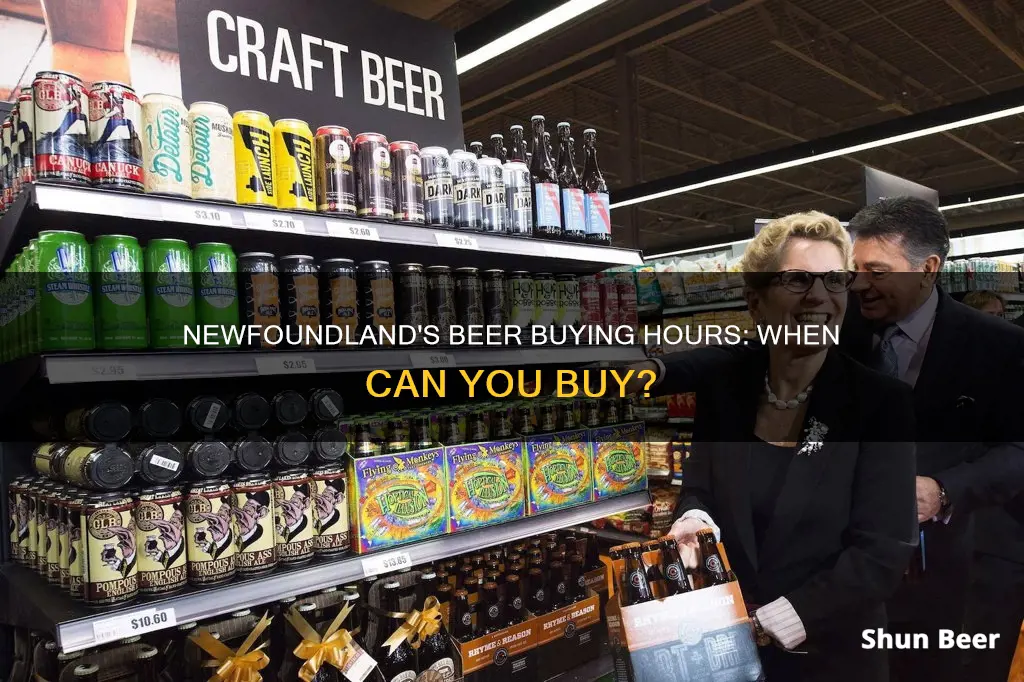 what time can you buy beer in newfoundland