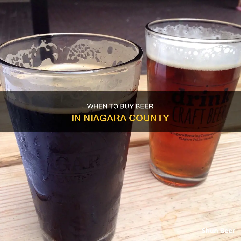 what time can you buy beer in niagara county