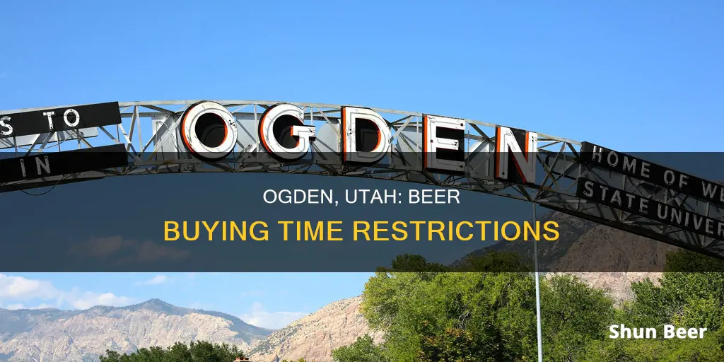 what time can you buy beer in ogden utah