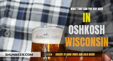 Best Time to Buy Beer in Oshkosh, Wisconsin