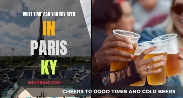 When to Buy Beer in Paris, Kentucky