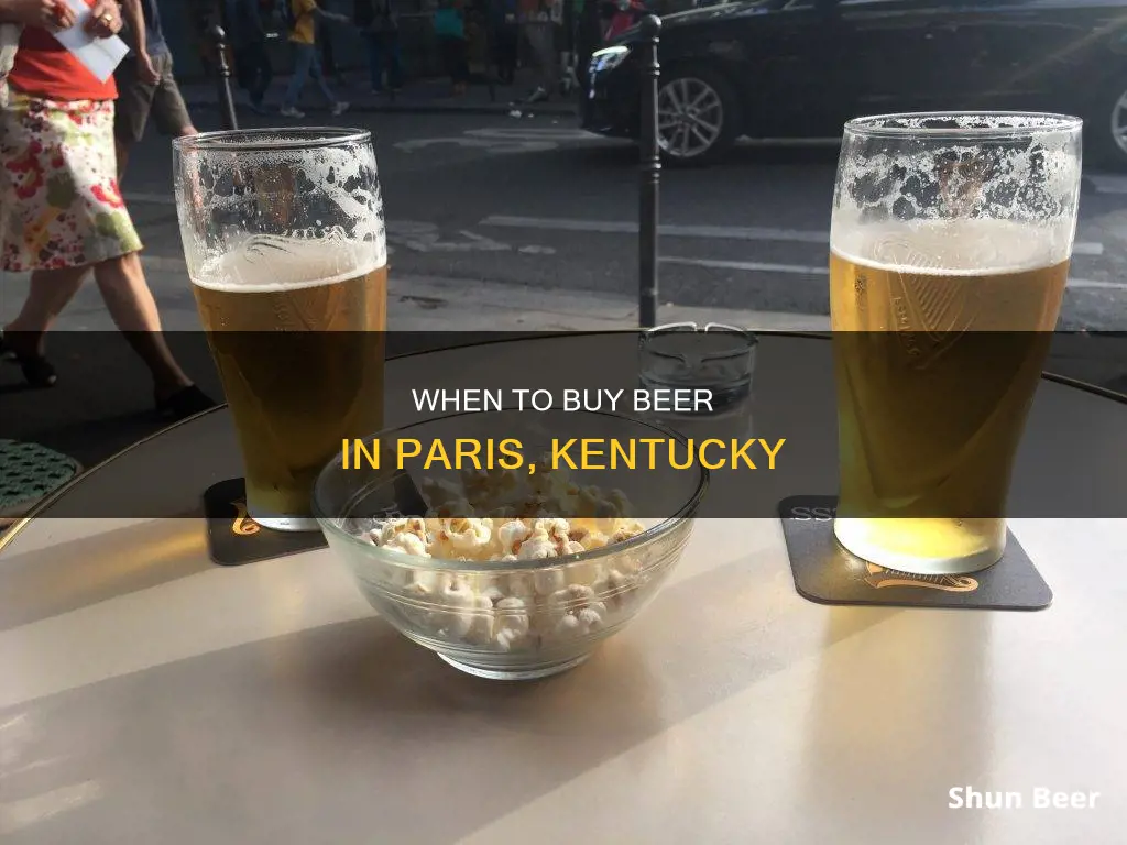 what time can you buy beer in paris ky