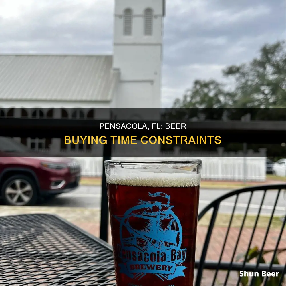 what time can you buy beer in pensacola fl