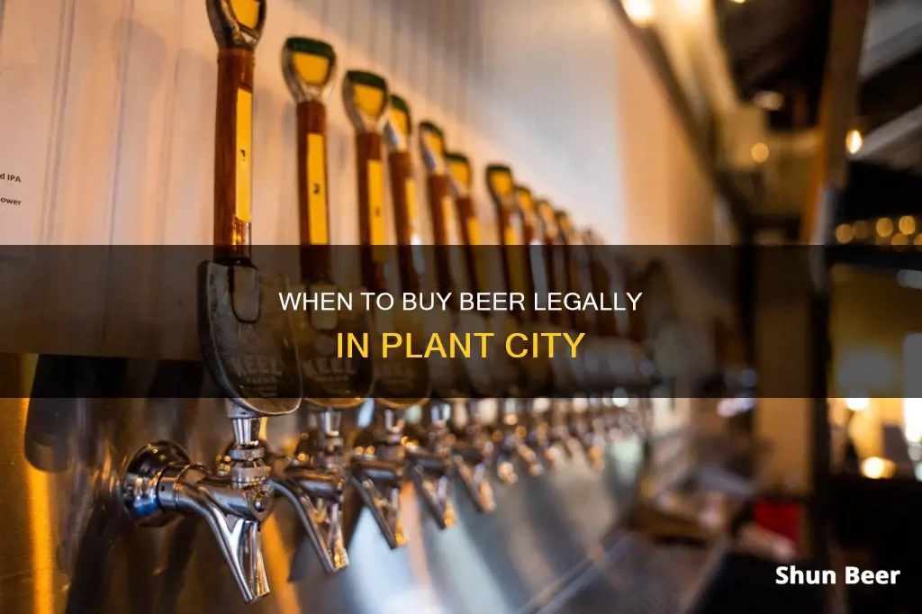 what time can you buy beer in plant city