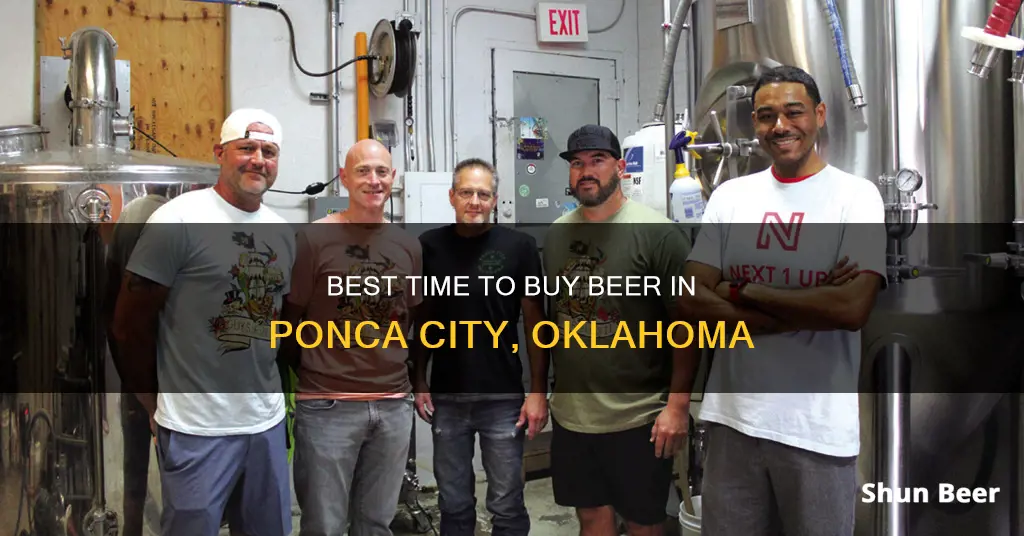 what time can you buy beer in ponca city ok