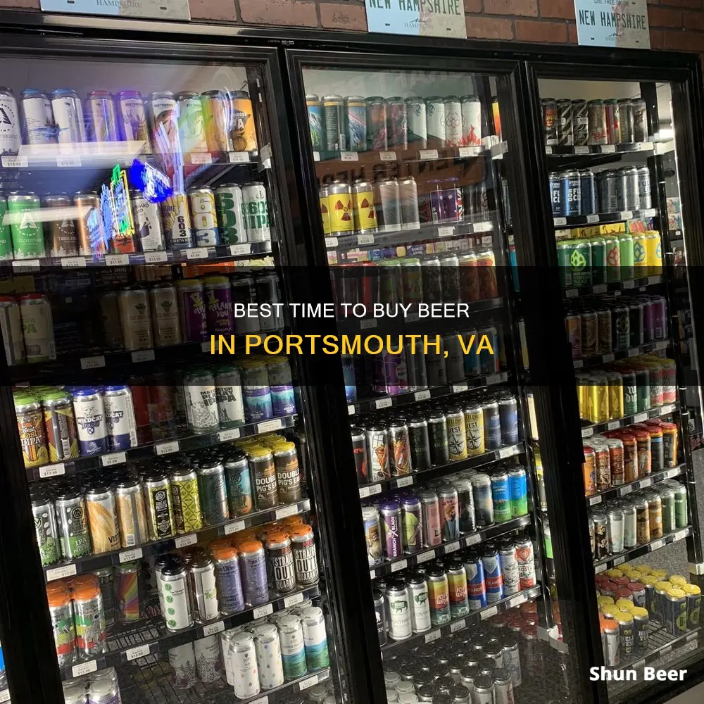 what time can you buy beer in portsmouth va