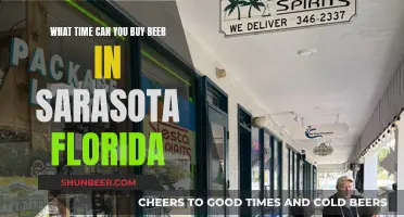 Best Time to Buy Beer in Sarasota, Florida