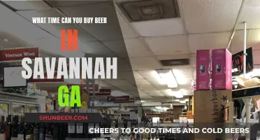 Best Time to Buy Beer in Savannah, Georgia