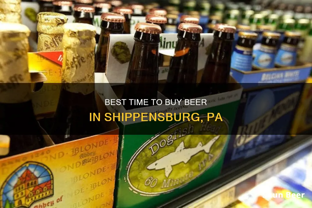 what time can you buy beer in shippensburg pa