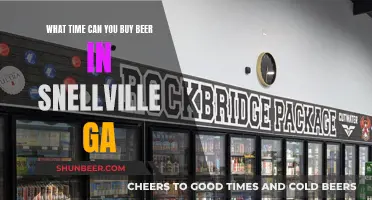 Best Time to Buy Beer Legally in Snellville, Georgia