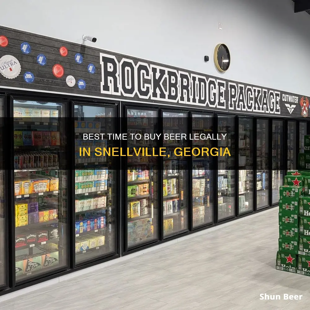 what time can you buy beer in snellville ga