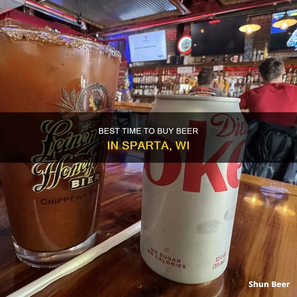 what time can you buy beer in sparta wi