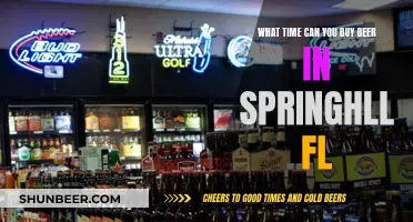 Springhill, FL: Beer Buying Time Restrictions