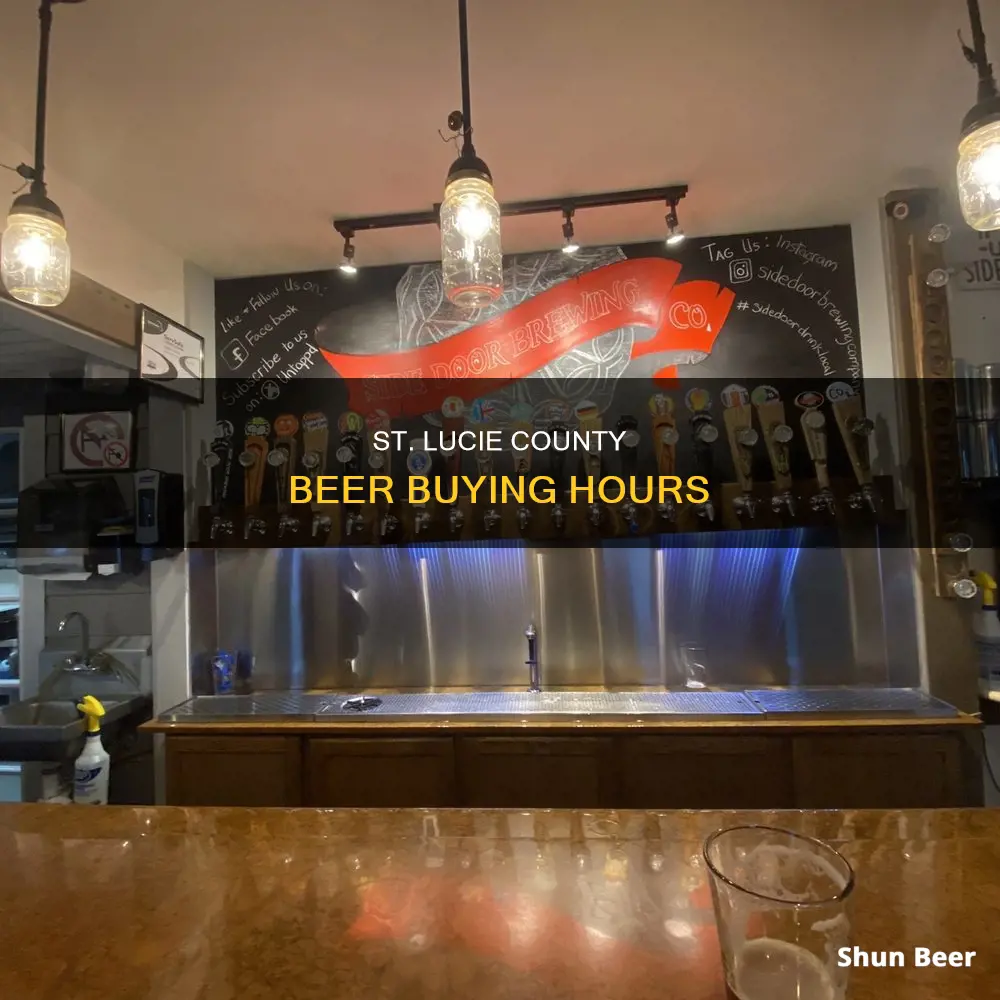 what time can you buy beer in st lucie county