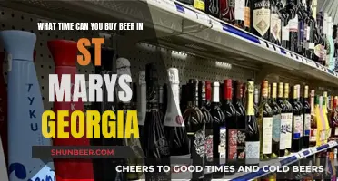 St. Marys, Georgia: Beer Buying Time Constraints